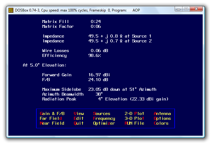 Two 144MHz yagis design ID CQM12UX stacked one above the other at 20M above ground produces a staggering 22.4dBi forward gain at 4° elevation due to enhancement from ground gain! Confirmed in K6STI's AOP (AO Professional version software) Two 144MHz yagis design ID CQM12UX stacked one above the other at 20M above ground produces a staggering 22.4dBi forward gain at 4° elevation due to enhancement from ground gain! Confirmed in K6STI's AOP (AO Professional version software)